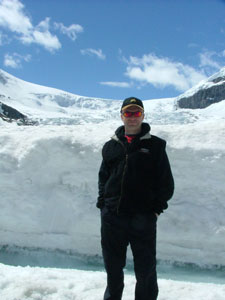 Me on the glacier