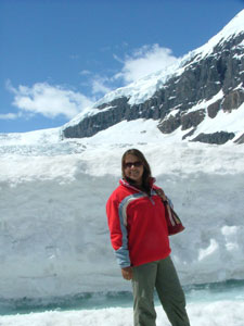Nadia on the glacier