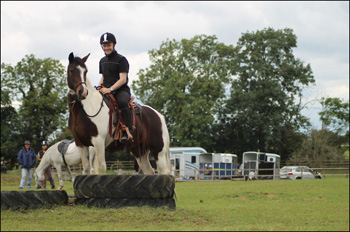 Riding at the playday