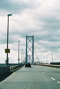 The Forth road bridge