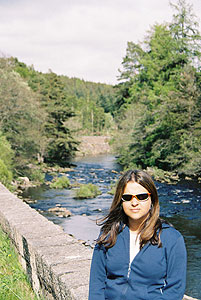 Nadia by the river